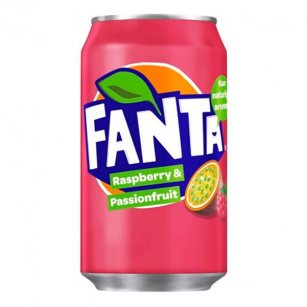 Fanta Frambuesa y fruta tropical 330ml